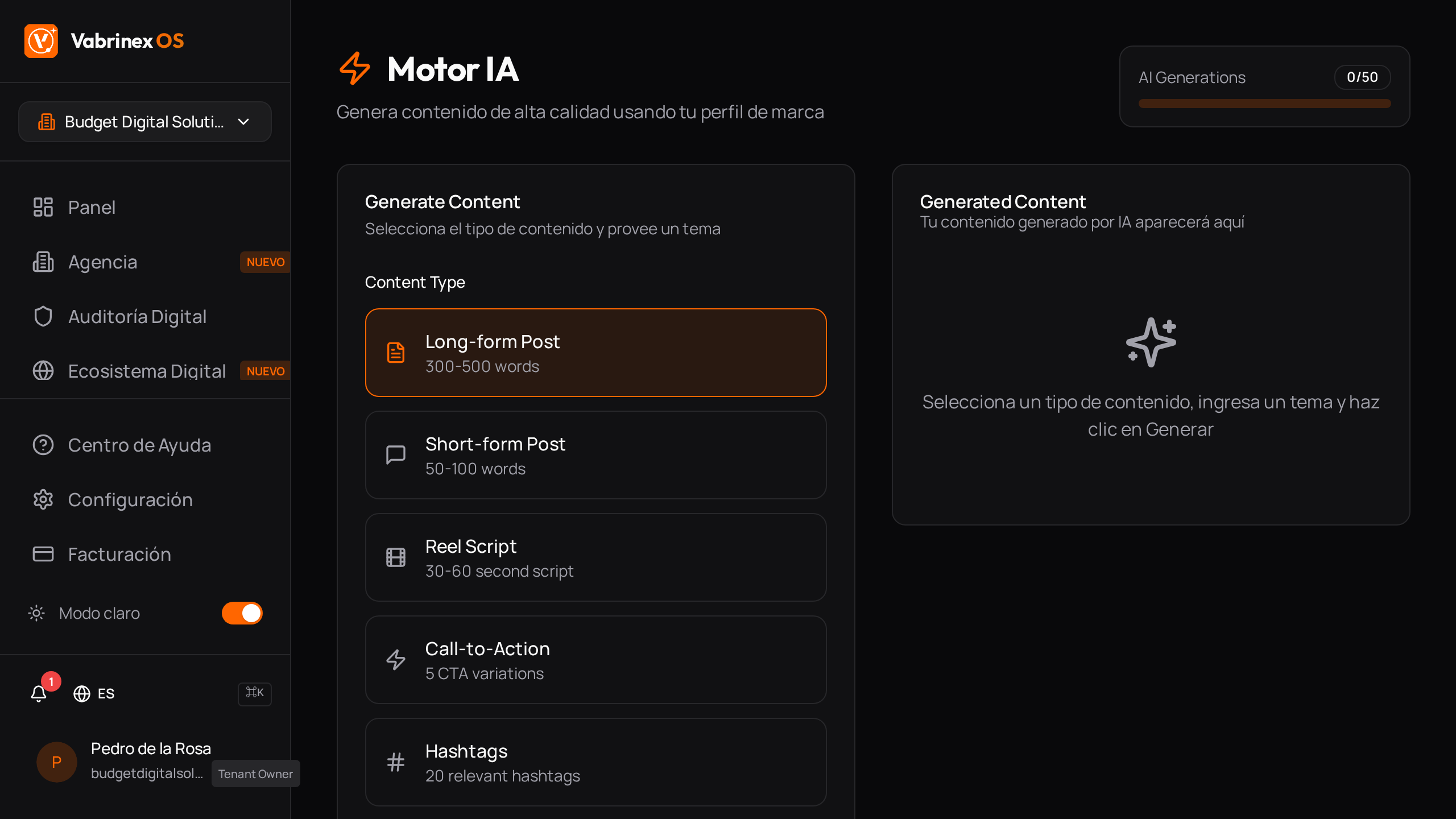 AI Recommendations preview